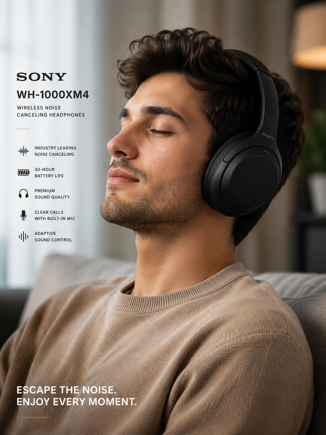 Sony WH-1000XM4 Wireless Noise Cancelling Headphones