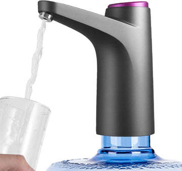 Portable USB Rechargeable Water Dispenser Pump for 2.5, 3 & 5 Gallon Bottles – Automatic Electric Drinking Water Dispenser – Universal Water Bottle Pump for Home, Office & Outdoor Use