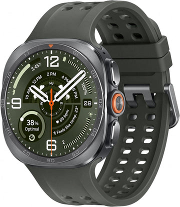 Samsung Galaxy Watch Ultra2 Titanium Silver 47mm Bluetooth Smartwatch – Rugged Luxury Design, 800mAh Battery, Fast Charging, Energy Score & Auto Health Tracking (UAE Version)