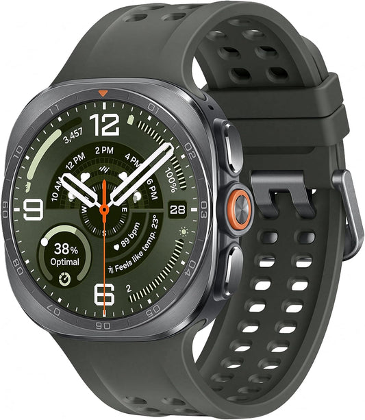 Samsung Galaxy Watch Ultra2 Titanium Silver 47mm Bluetooth Smartwatch – Rugged Luxury Design, 800mAh Battery, Fast Charging, Energy Score & Auto Health Tracking (UAE Version)