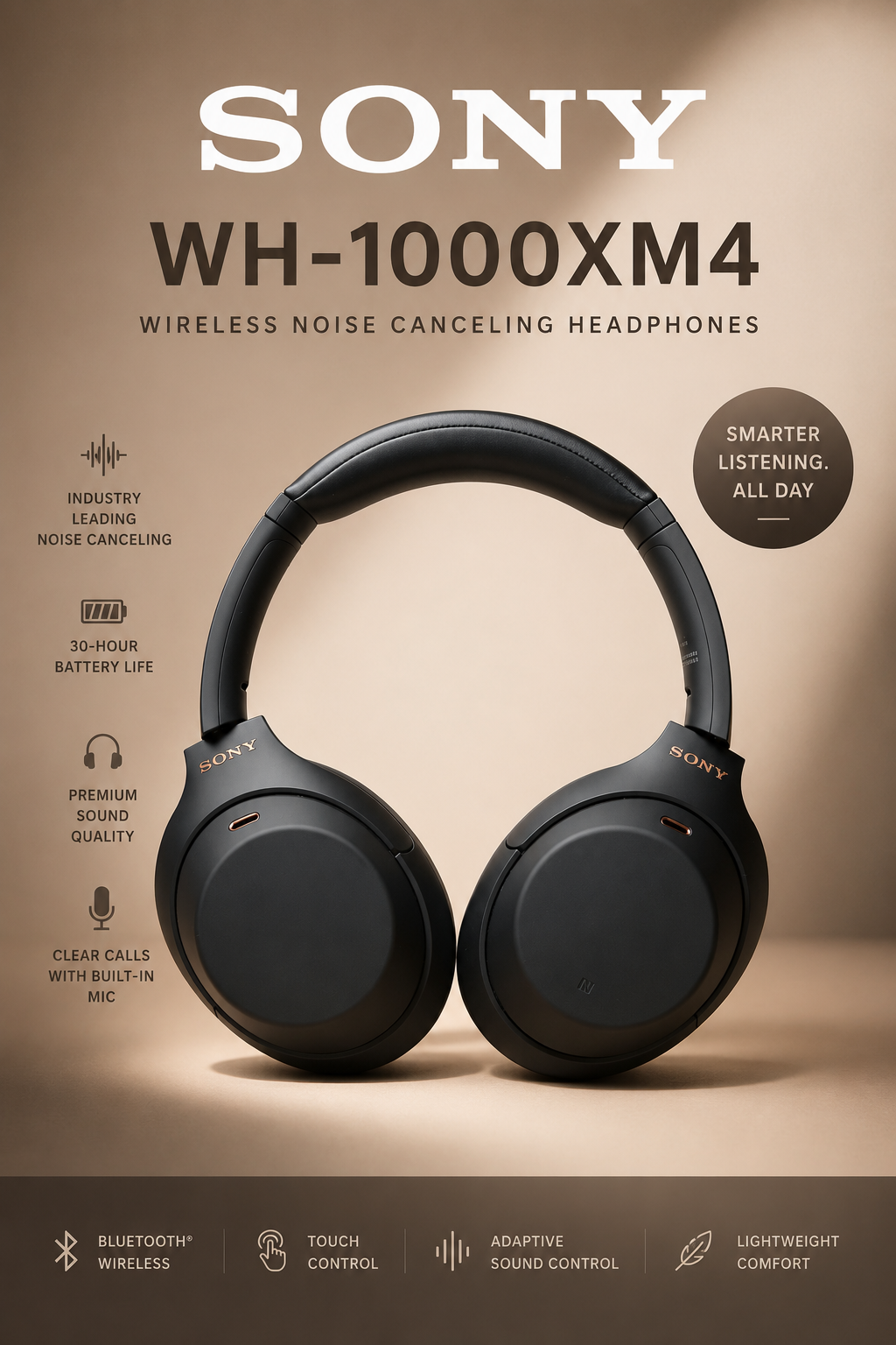 Sony WH-1000XM4 Wireless Noise Cancelling Headphones